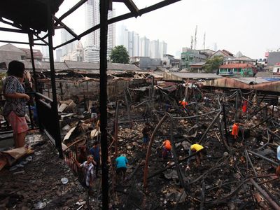 Begini Kondisi Pasar Kambing Tanah Abang Usai Kebakaran