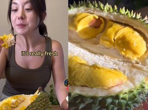 Cicip Durian Pertama Kali, Bule Amerika Ini Kepincut Rasanya Cicip Durian Pertama Kali, Bule Amerika Ini Kepincut Rasanya