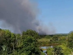 Kebakaran Lahan di Muaro Jambi, Satgas-Heli Bergerak Padamkan Api