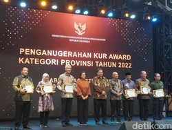 Hattrick! Ganjar Terima Penghargaan KUR Award Lagi dari Airlangga