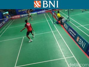 Potret Aksi Ayus dan Ubed di 32 Besar BNI Sirnas Banten