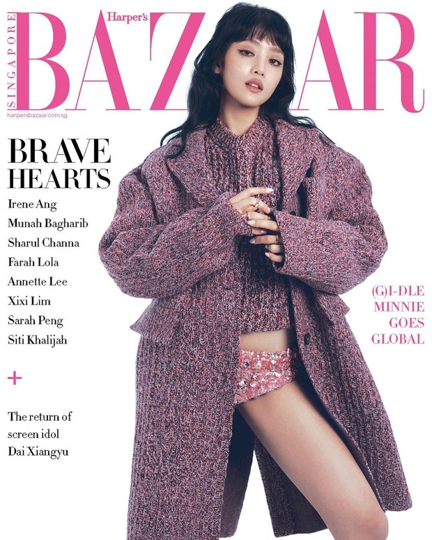 Potret Minnie (G) I-DLE dalam pemotretan bersama Harper's BAZAAR X Miu Miu/ Foto: instagram.com/min.nicha Potret Minnie (G) I-DLE dalam pemotretan bersama Harper's BAZAAR X Miu Miu