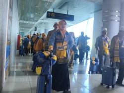 Perdana! Bandara SMB II Berangkatkan 433 Jemaah Umroh Palembang-Madinah