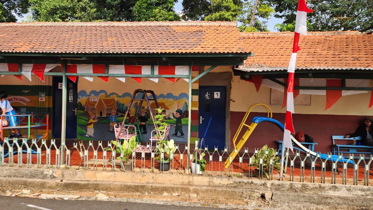 TK Gudang Peluru di Kebon Baru, Tebet, Jakarta Selatan. (Dokumentasi warga bernama Megha)