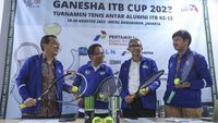Adu Tenis Antar Alumni Perguruan Tinggi Kembali Digelar