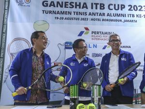 Adu Tenis Antar Alumni Perguruan Tinggi Kembali Digelar