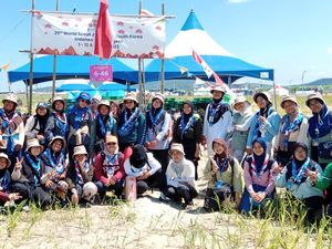 Cerita Kontingen Jambore RI dari Sukabumi Tersengat Panasnya Korea