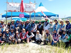 Cerita Peserta Jambore Dunia Asal Sukabumi Hadapi Panas Ekstrem Korea