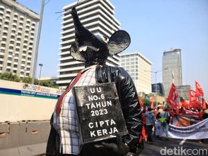 Giliran Tikus Berdasi Ikut Demo Buruh