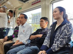 Jokowi Ajak Chelsea Islan hingga Desta Jajal LRT Jabodebek