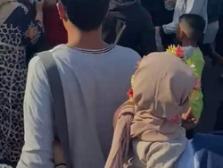 Momen Kericuhan Peserta Lomba Gerak Jalan di Bangkalan