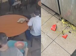 Pria Ini Ngamuk Lempar Mie Kuah karena Kehabisan Lemak Babi