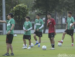 Latihan tersebut digelar di Lapangan A, Jakarta, Kamis (10/8/2023).