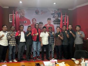 Sesalkan Pembakaran Bendera di Jakarta, HMI Sowan ke Kantor PDIP Jabar