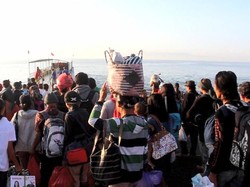 Jelang Kuningan, Penumpang Kapal dari Kusamba ke Nusa Penida Naik 40 Persen