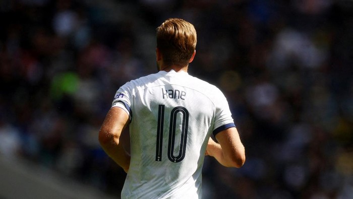 FILE PHOTO: Soccer Football - Pre Season Friendly - Tottenham Hotspur v Shakhtar Donetsk - Tottenham Hotspur Stadium, London, Britain - August 6, 2023  Tottenham Hotspurs Harry Kane REUTERS/Paul Childs/File Photo