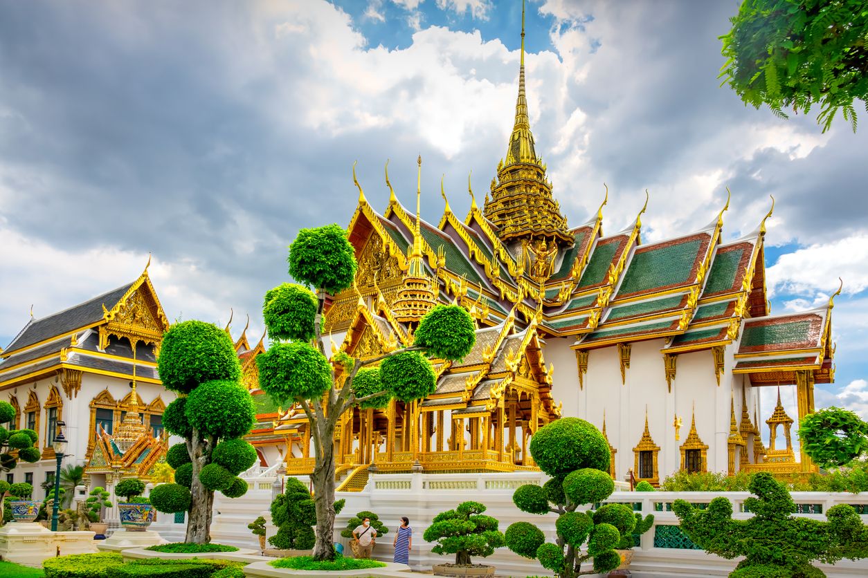 Ilustrasi Grand Palace Bangkok Thailand