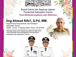 Kepala Dinas Perpustakaan dan Kearsipan Daerah Ciamis Wafat