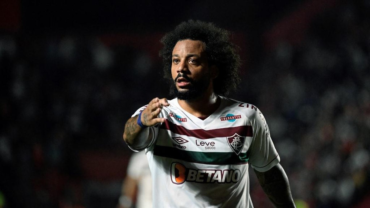 Marcelo diskors tiga laga usai patahkan kaki lawan (AFP/LUIS ROBAYO)