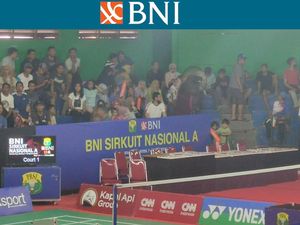 Riuhnya GOR Alun-alun Maulana Yusuf di Final BNI Sirnas A Banten 2023 Riuhnya GOR Alun-alun Maulana Yusuf di Final BNI Sirnas A Banten 2023