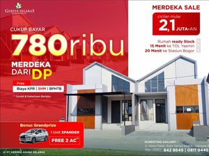 Merdeka! Punya Rumah di Kawasan Sentul Cukup Bayar Rp 780 Ribu