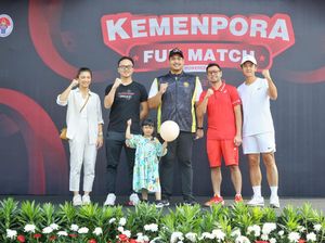 Kemenpora Fun Match 2023 Dihadiri Raffi Ahmad