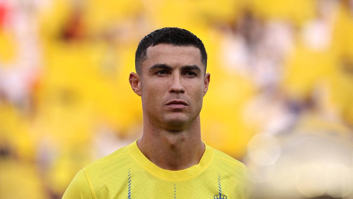 Cristiano Ronaldo dalam balutan seragam Al Nassr. Foto: REUTERS/STRINGER