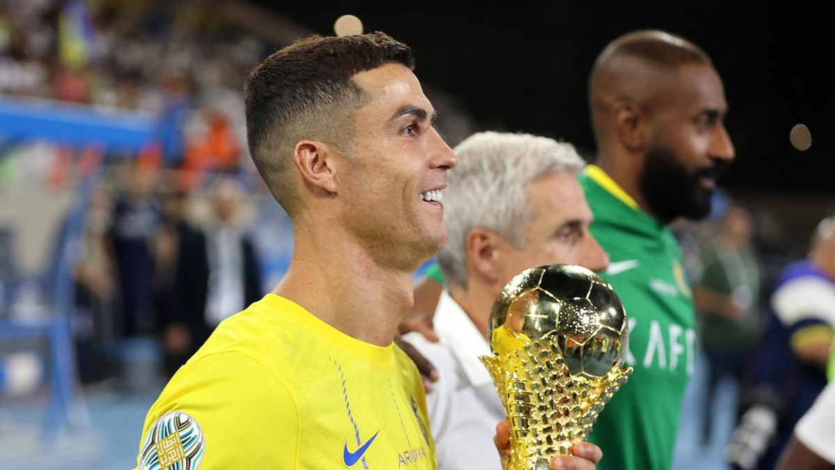 Cristiano Ronaldo menjadi juara Arab Club Champions Cup 2023. (Foto: REUTERS/STRINGER)