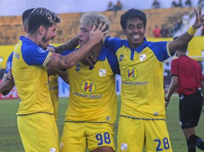Ekspresi Pemain Barito Putera Kalahkan Dewa United
