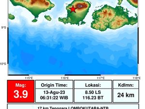 Gempa M 3,9 Guncang Lombok Utara, Disertai Gemuruh-Warga Berhamburan Gempa M 3,9 Guncang Lombok Utara, Disertai Gemuruh-Warga Berhamburan