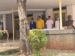 Cak Imin, Airlangga dan Zulhas Hadir Langsung di Deklarasi Prabowo Capres