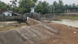 Ngeri, Waduk Cicinta di Lebak Kian Menyusut