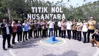 Potret Aguan cs yang Berkunjung ke IKN Nusantara Bareng Bahlil