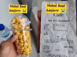 Pria Keluhkan Harga Popcorn Caramel di Bioskop Rp 60 Ribu, Begini Reaksi Netizen