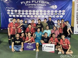 Selamat! Tim Futsal Detikcom Juara Turnamen APJII