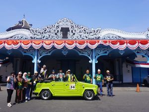 Bamsoet Puji Fun Rally IMI Road to UMKM Jelajah Situs Sejarah Solo