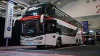 Bus Double Decker Harapan Jaya Ramaikan GIIAS 2023