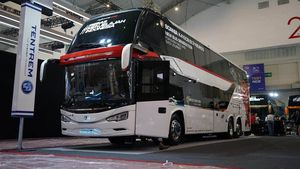 Bus Double Decker Harapan Jaya Ramaikan GIIAS 2023