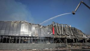 Mal di Odesa Ukraina Hancur Dirudal Rusia