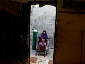 Potret Pasien RS Terdampak Gelombang Panas dan Pemadaman Listrik di Gaza