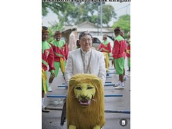 Viral Reaksi Pria Jepang Nikahi Wanita Subang, Tegang Ikut Tradisi Sisingaan