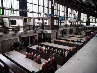 Potret Sepinya Pasar Entikong Kalimantan Barat