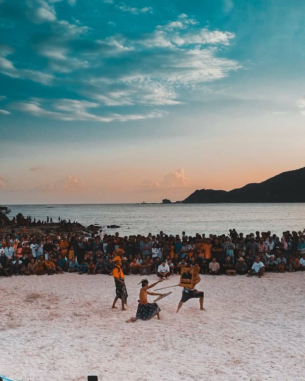 Peresean/ Foto: Peresean di Lombok