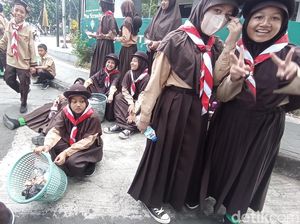 Keseruan Peringatan Hari Pramuka di Taman Kota Tasikmalaya