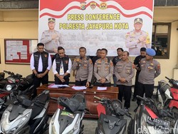 Polresta Jayapura Kota Amankan 34 Sepeda Motor Hasil Curian 2 Bulan Terakhir