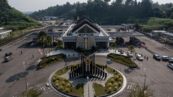 Potret Udara PLBN Entikong Terkini