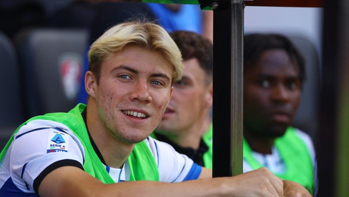 Soccer Football - Pre Season Friendly - AFC Bournemouth v Atalanta - Vitality Stadium, Bournemouth, Britain - July 29, 2023 Atalantas Rasmus Hojlund Action Images via Reuters/Matthew Childs