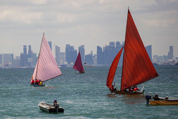 Sampan Layar/ Foto: instagram.com/teguhprihatna Sampan Layar