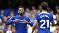 Reece James, sang kapten Chelsea di musim ini langsung kena cedera hamstring. James dinilai akan absen beberapa pekan (Reuters)