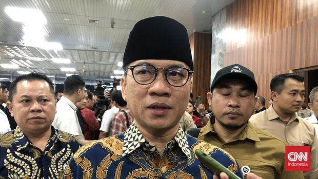 Wakil Ketua Umum PAN Yandri Susanto di Kompleks Parlemen, Senayan, Jakarta